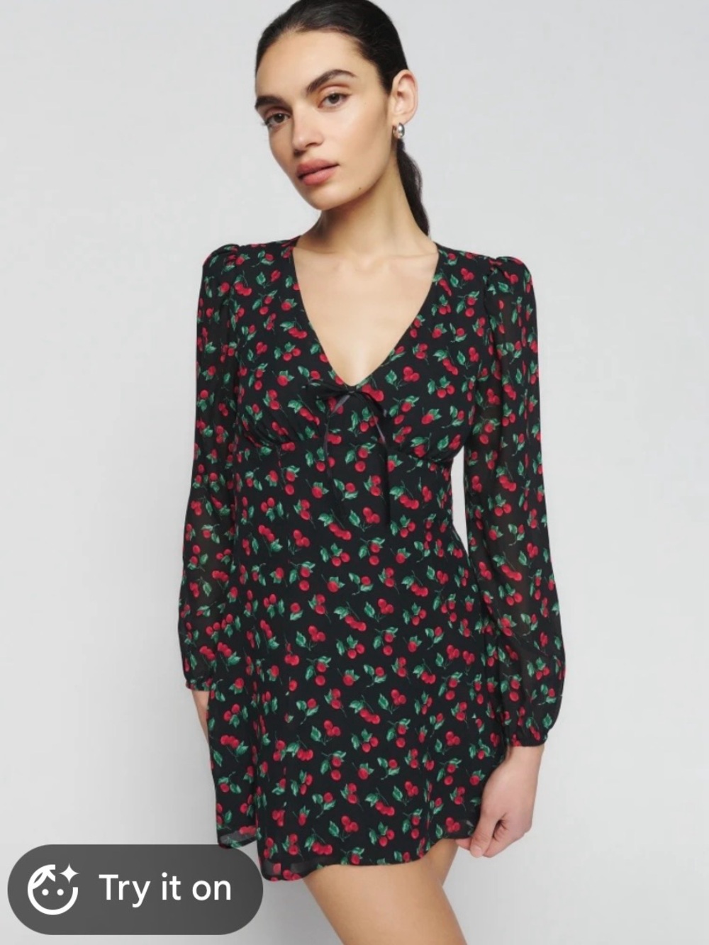 Reformation Ferris Dress in Cherry Pie NWT size 2